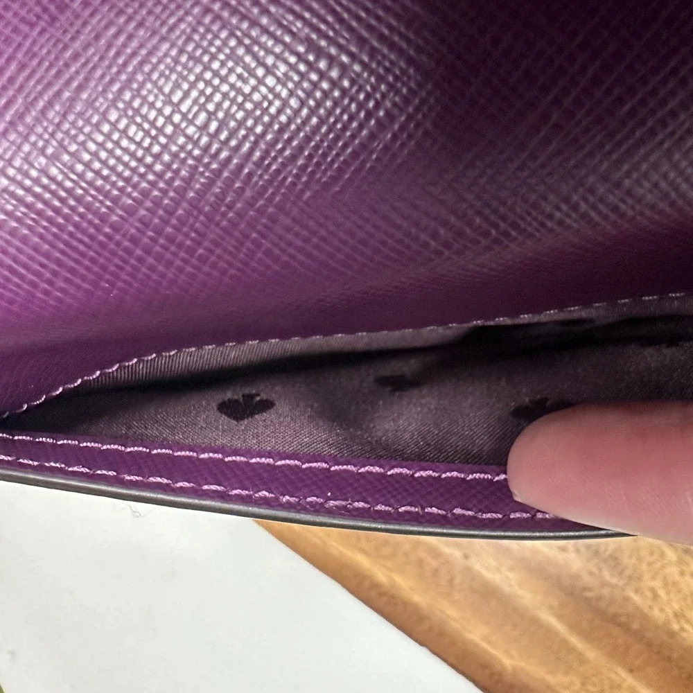 Kate Spade Staci Square Crossbody‎ Plum Pie